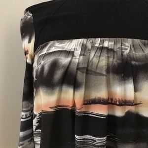Watercolor dyed blouse